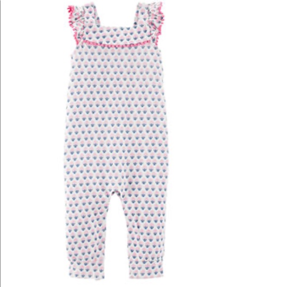 Carter’s Sleeveless Jumpsuit Baby Girl - Picture 8 of 10